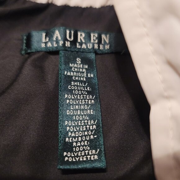 Lauren Ralph Lauren White Quilted Puffer Vest - Picture 10 of 13